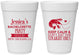 Personalized Bachelorette 16 oz Foam Cups - Crawfish Boil | 60137