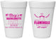 Personalized Bachelorette 16 oz Foam Cups - Lets Flamingle Still Single | 60144