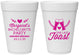 Personalized Bachelorette 16 oz Foam Cups - One Last Toast | 60147