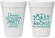 Personalized Bachelorette 16 oz Foam Cups - Toast And Roast | 60153