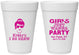 Personalized Bachelorette 16 oz Foam Cups - Girls Just Wanna Party | 60158