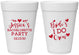 Personalized Bachelorette 16 oz Foam Cups - Brides I Do Crew | 60159