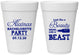 Personalized Bachelorette 16 oz Foam Cups - Beauty Beast | 60161