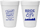 Personalized Bachelorette 16 oz Foam Cups - New York | 60162