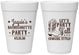 Personalized Bachelorette 16 oz Foam Cups - Cowgirl Boots | 60163