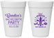 Personalized Bachelorette 16 oz Foam Cups - New Orleans | 60166