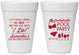 Personalized Bachelorette 16 oz Foam Cups - Pool Party | 60167