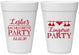 Personalized Bachelorette 16 oz Foam Cups - Lingerie Party | 60171