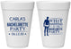 Personalized Bachelorette 16 oz Foam Cups - What Happens | 60172