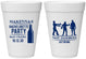Personalized Bachelorette 16 oz Foam Cups - Zombie | 60173