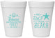 Personalized Bachelorette 16 oz Foam Cups - Beach | 60183