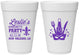Personalized Bachelorette 16 oz Foam Cups - Mardi Gras | 60185