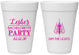 Personalized Bachelorette 16 oz Foam Cups - Lights | 60188