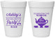 Personalized Bachelorette 16 oz Foam Cups - Teapot | 60189