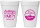 Personalized Bachelorette 16 oz Foam Cups - Las Vegas | 60190