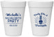 Personalized Bachelorette 16 oz Foam Cups - Party Like A Pineapple | 60193