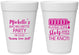 Personalized Bachelorette 16 oz Foam Cups - Las Vegas | 60195