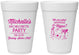 Personalized Bachelorette 16 oz Foam Cups - Las Vegas | 60199
