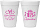 Personalized Quinceanera 16 oz Foam Cups - Mis Quince Anos | 70007