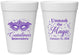 Personalized Quinceanera 16 oz Foam Cups - Mardi Gras Quince | 70010