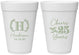 Personalized Anniversary 16 oz Foam Cups - Cheers To 25 Years | 80002