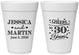 Personalized Anniversary 16 oz Foam Cups - Cheers To 30 Years | 80003