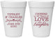 Personalized Anniversary 16 oz Foam Cups - Cheers To 45 Years | 80016