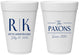 Personalized Anniversary 16 oz Foam Cups - 20th Wedding | 80021
