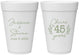 Personalized Anniversary 16 oz Foam Cups - Cheers To 45 Years | 80026