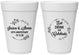 Personalized Anniversary 16 oz Foam Cups - 50th Wedding | 80027