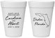 Personalized Anniversary 16 oz Foam Cups - 20th Wedding | 80031