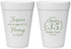 Personalized Anniversary 16 oz Foam Cups - Cheers To 35 Years | 80034