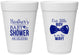 Personalized Baby Shower 16 oz Foam Cups - Little Boy Is On The Way | 90005