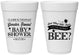Personalized Baby Shower 16 oz Foam Cups - Little Honey Bee | 90018