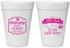Personalized Baby Shower 16 oz Foam Cups - Little Lady On The Way | 90022