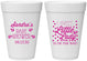 Personalized Baby Shower 16 oz Foam Cups - Sweet Little Lady | 90024