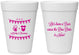 Personalized Baby Shower 16 oz Foam Cups - Beer Due Date Is Near | 90032