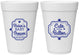 Personalized Baby Shower 16 oz Foam Cups - Cute Little Button | 90035