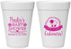 Personalized Baby Shower 16 oz Foam Cups - Lamb Cuteness | 90038