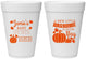 Personalized Baby Shower 16 oz Foam Cups - Pumpkin On The Way | 90042
