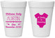 Personalized Baby Shower 16 oz Foam Cups - Baby Is Brewing | 90050