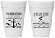 Personalized Baby Shower 16 oz Foam Cups - Gender Reveal Whale | 90053