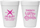 Personalized Baby Shower 16 oz Foam Cups - Cupcake In The Oven | 90059