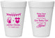 Personalized Baby Shower 16 oz Foam Cups - Raise Your Beer | 90065
