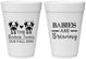 Personalized Baby Shower 16 oz Foam Cups - Twins Baby Cows | 90072