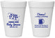 Personalized Baby Shower 16 oz Foam Cups - Made In The Usa | 90079
