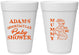 Personalized Baby Shower 16 oz Foam Cups - Mummy To Be Halloween | 90087