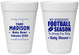 Personalized Baby Shower 16 oz Foam Cups - Football | 90091