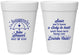 Personalized Baby Shower 16 oz Foam Cups - April Showers May Babies | 90098