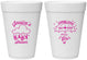 Personalized Baby Shower 16 oz Foam Cups - April Showers May Babies | 90099